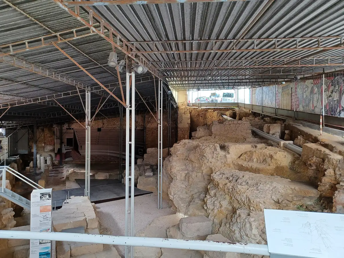 The excavated Roman theatre of Olisipo, one of the museums in Lisbon
