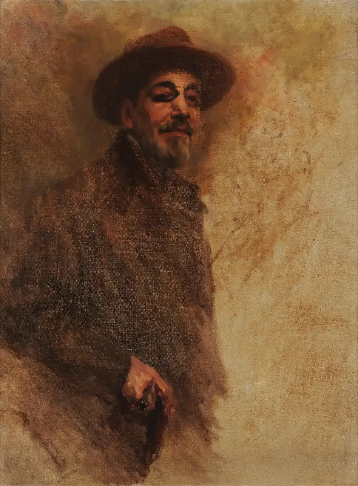 A self-portrait by Columbano Bordalo Pinheiro in the Museu Nacional de Arte Contemporânea do Chiado, one of the museums in Lisbon